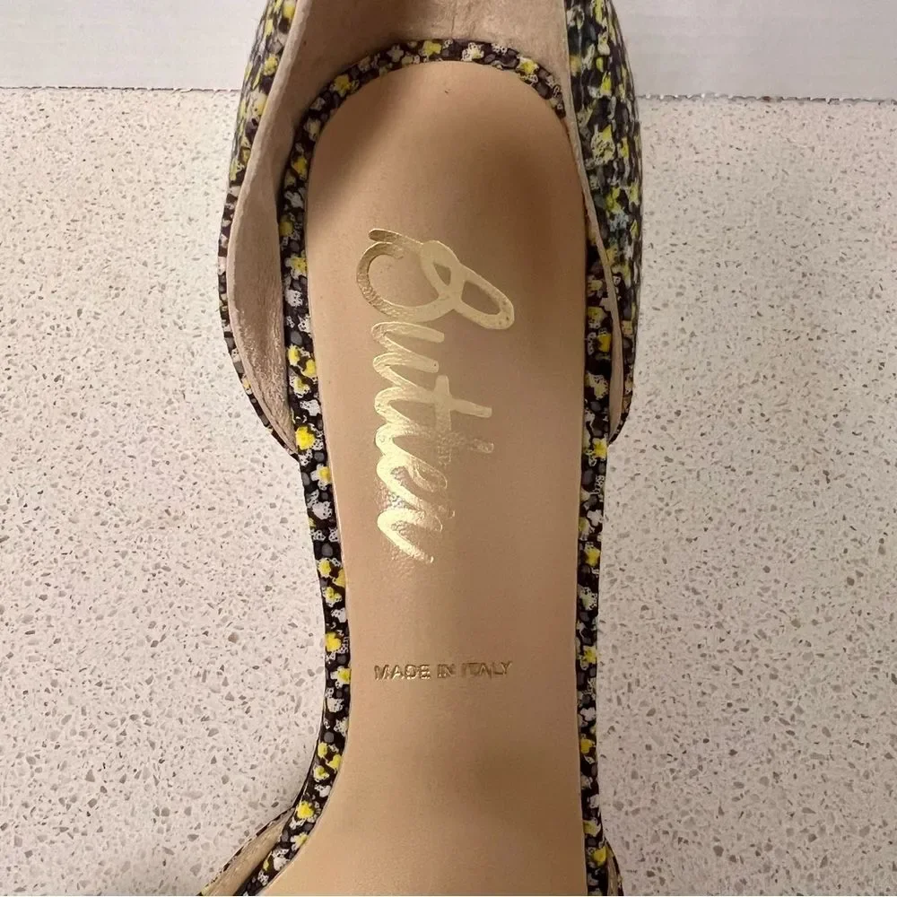 Butter Floral Heels
